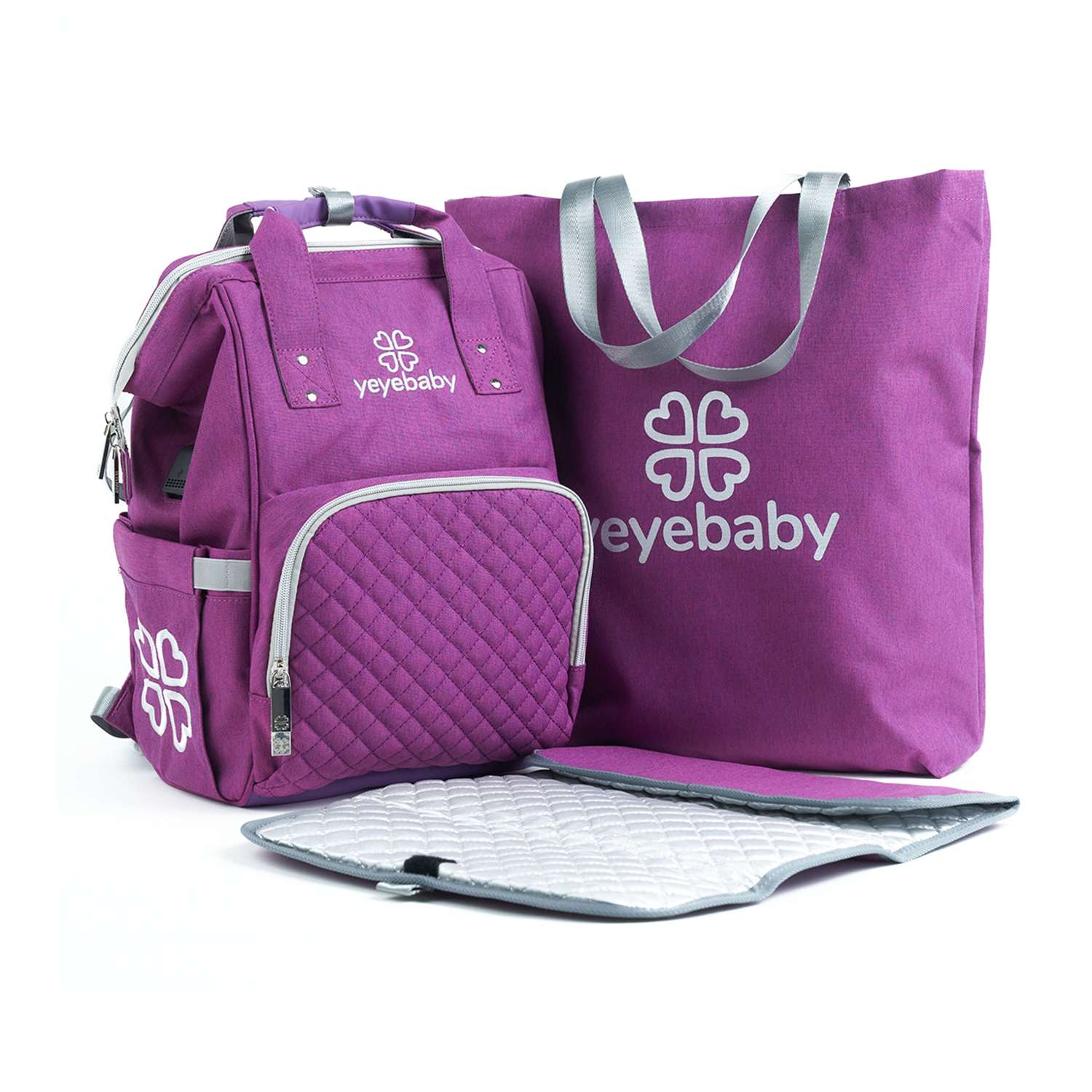 Рюкзак для мамы yeyebaby вишневый - фото 1
