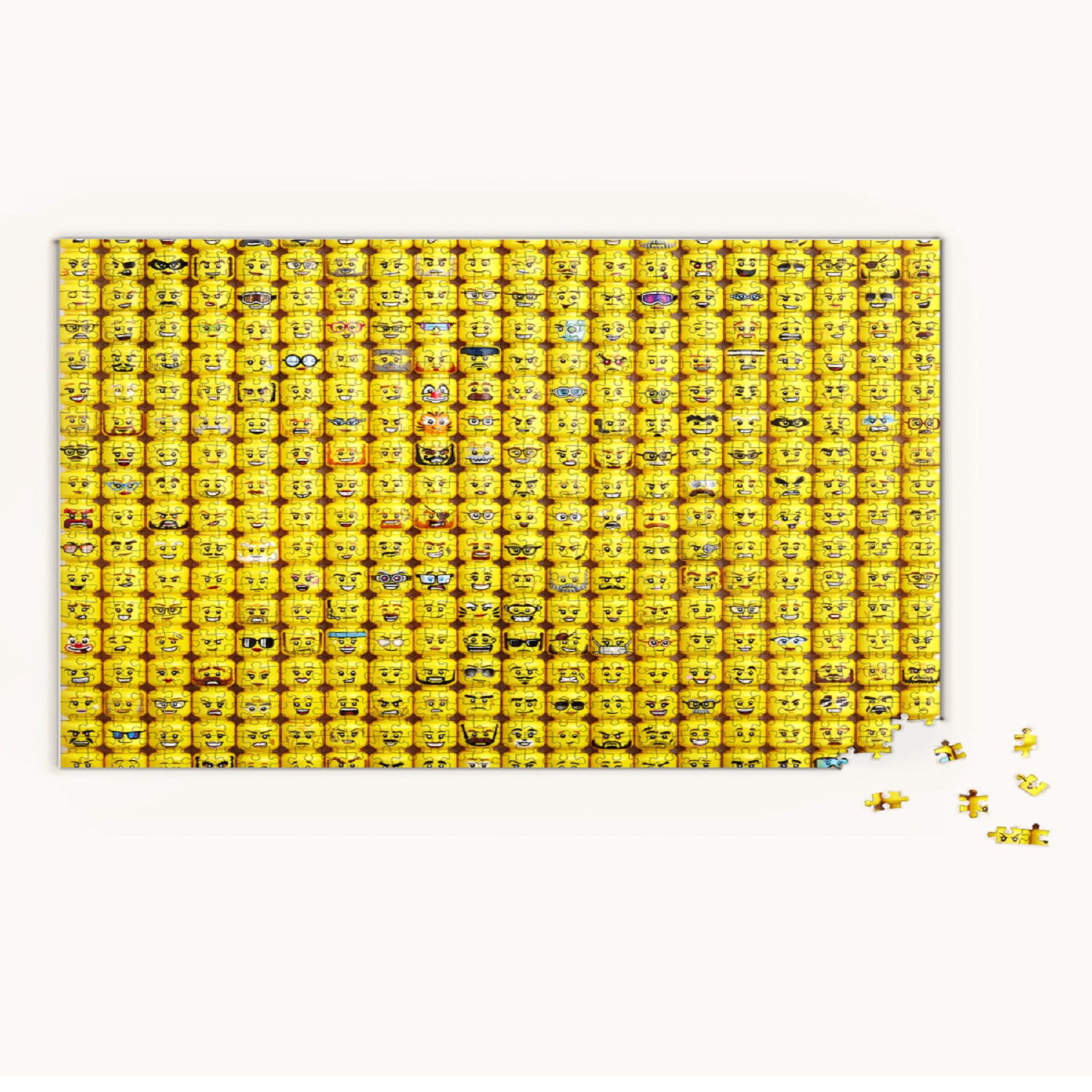 Пазл LEGO Minifigure Faces 1000 элементов - фото 3