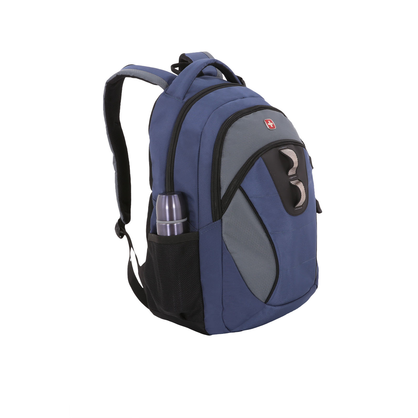 Рюкзак Swissgear  синий серый - фото 4