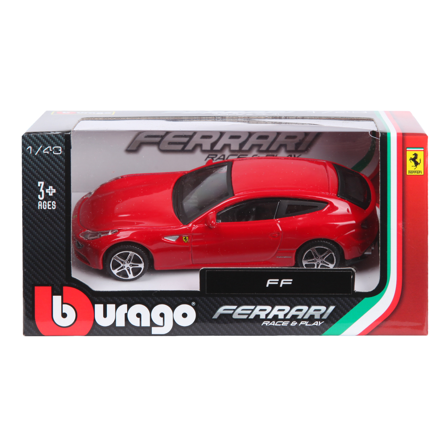 Машина BBurago 1:43 Ferrari Ff 18-31133W купить по цене 49 ₽ в  интернет-магазине Детский мир