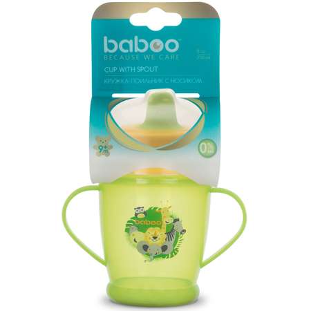 Кружка-поильник BABOO Safari с носиком 250мл с 9месяцев 8-304