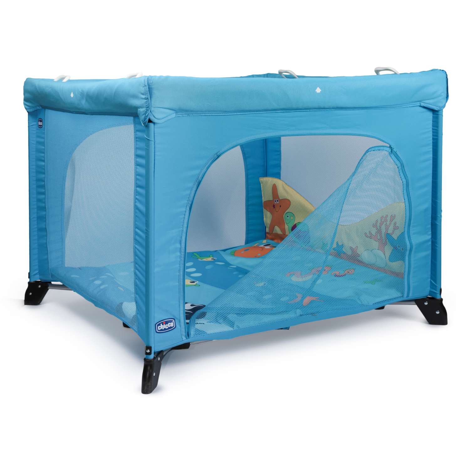 кровать манеж chicco open green playpen