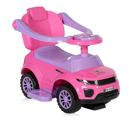 Транспорт для малышей Lorelli Толокар Off road pink c родительской ручкой