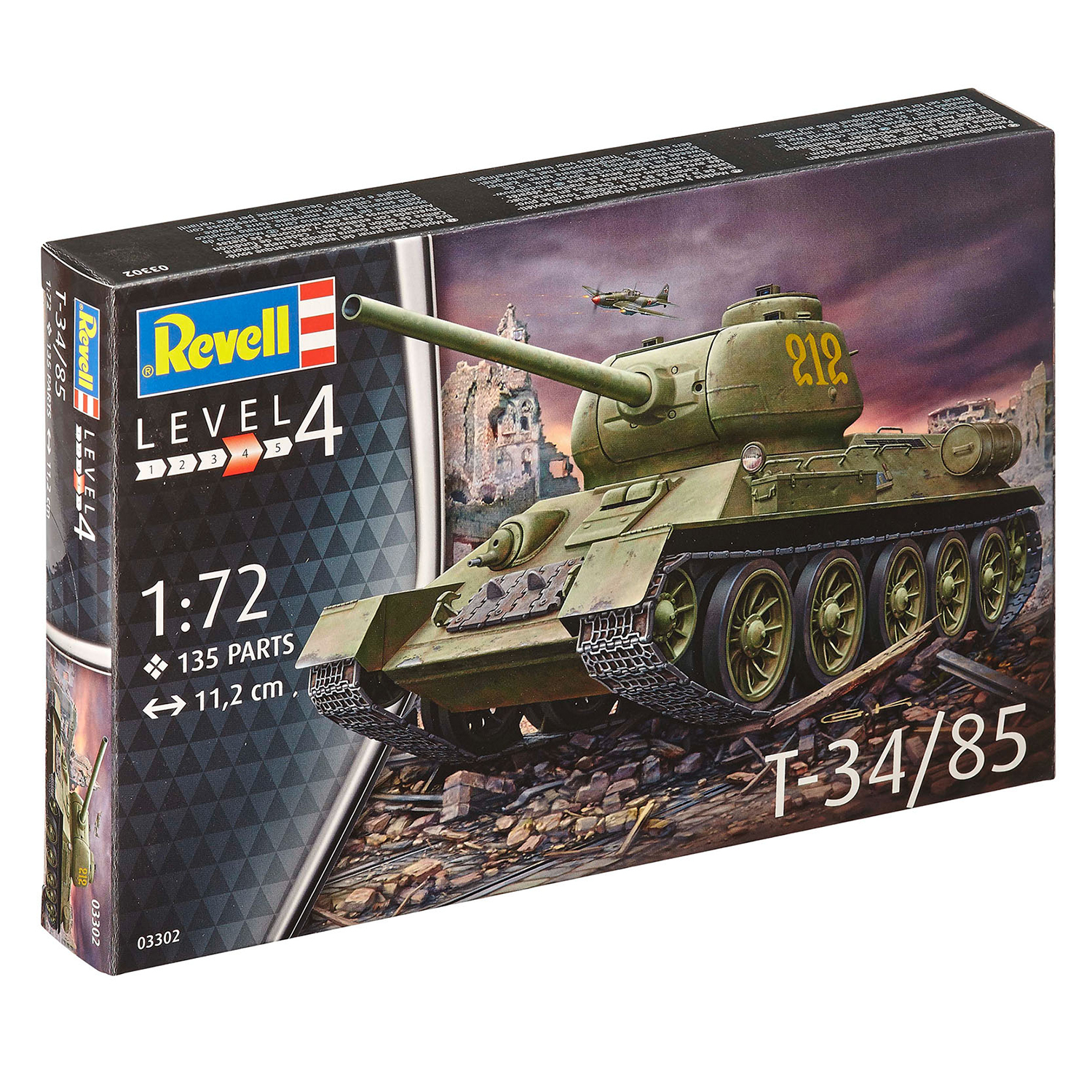 Сборная модель Revell Советский средний танк T-34/85 03302 - фото 3