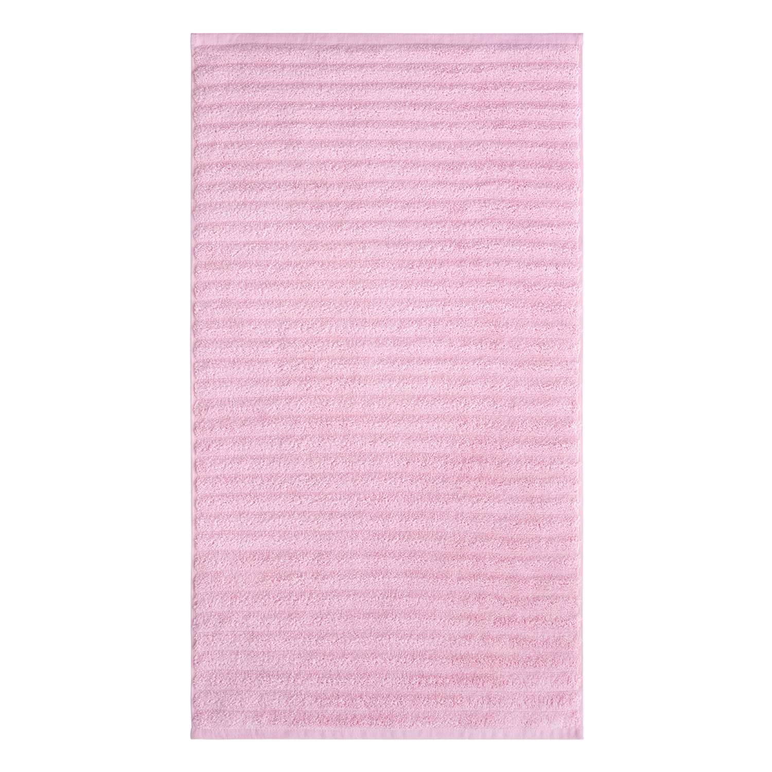 Полотенце махровое LUCKY Волна 50x90 см 100% хлопок розовый - фото 5