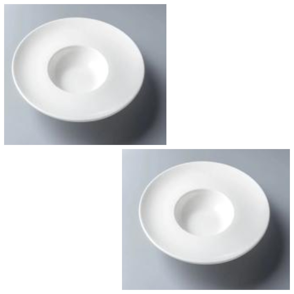Набор тарелок ZDK Homium Tudor 2шт цвет белый D28.8см - фото 1