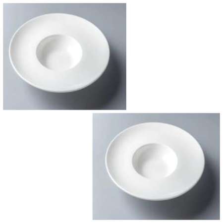Набор тарелок ZDK Homium Tudor 2шт цвет белый D28.8см
