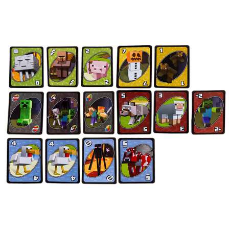 Настольная игра Uno Mincraft Madliani карточная