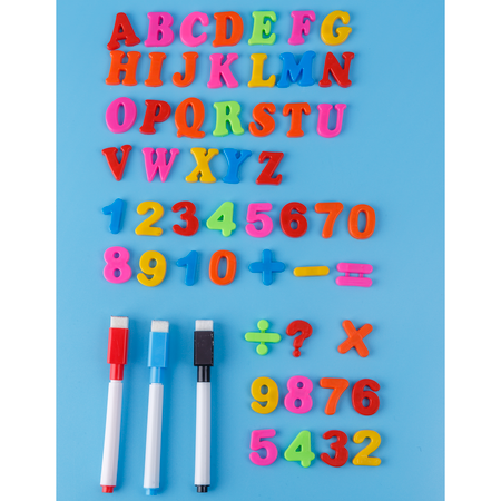 Магнитная доска для рисования BAZUMI азбука с цифрами и буквами
