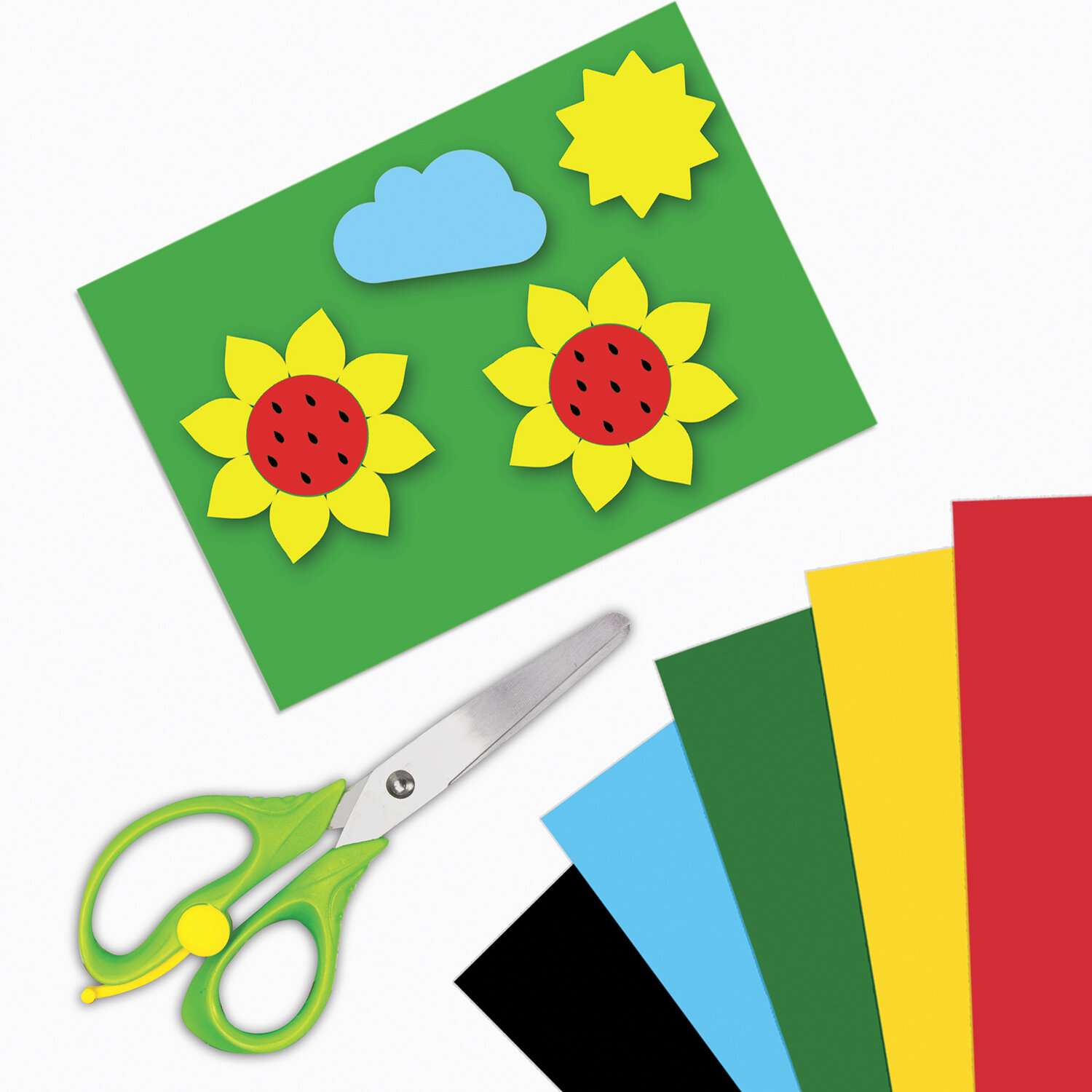 Картон цветной Brauberg формата А4 для творчества 2-цветный Мелованный 10 листов 20 цветов в папке - фото 8