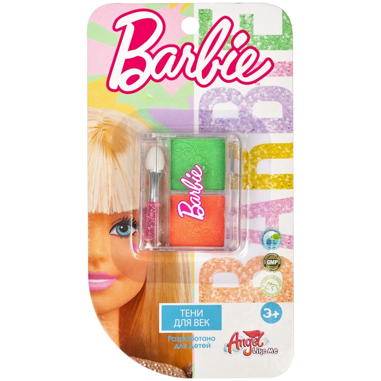 Косметика для девочек Barbie Тени для век Тон теплый - фото 4