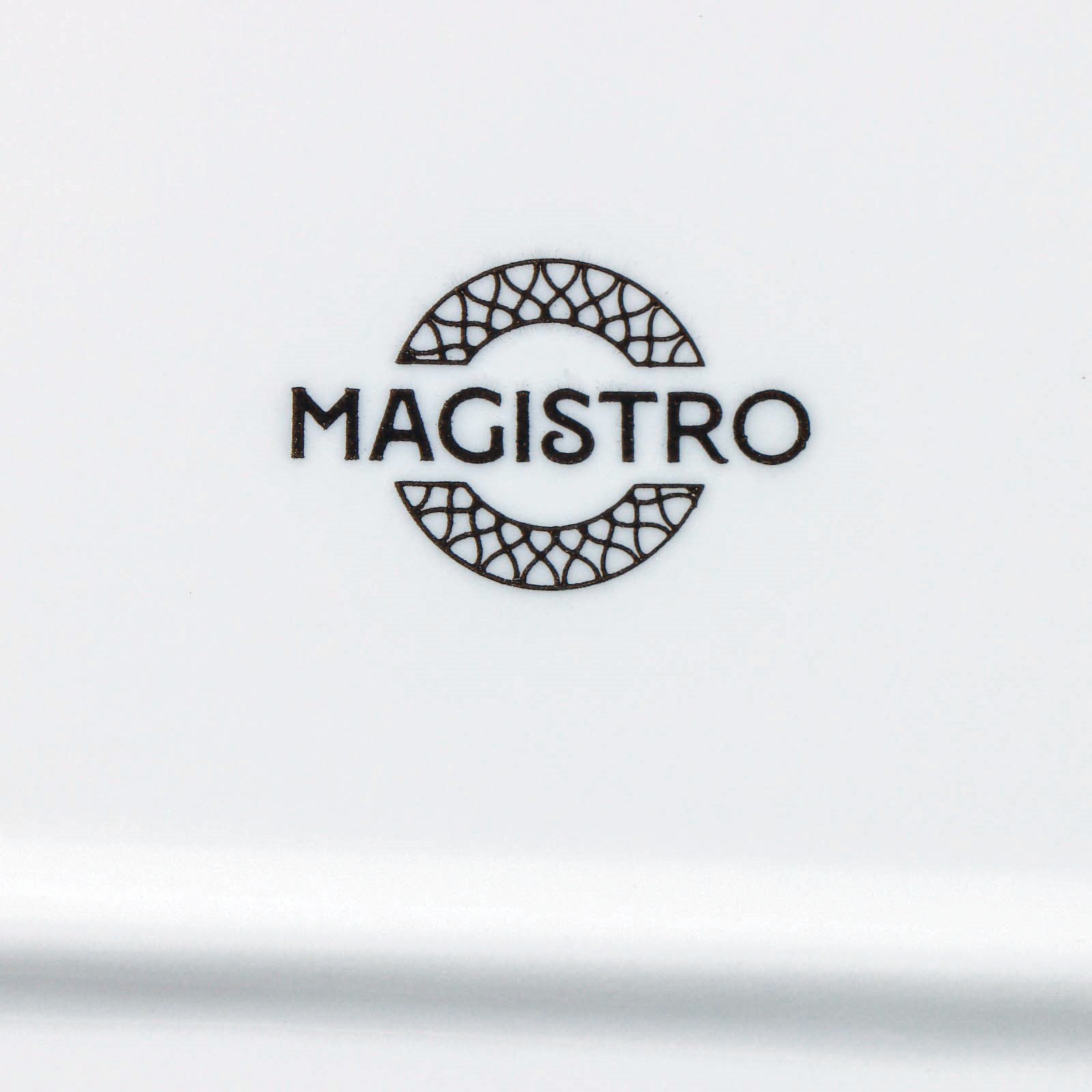 Блюдо MAGISTRO фарфоровое прямоугольное Magistro Argos 35 7×25 6×3 1 см цвет белый - фото 6