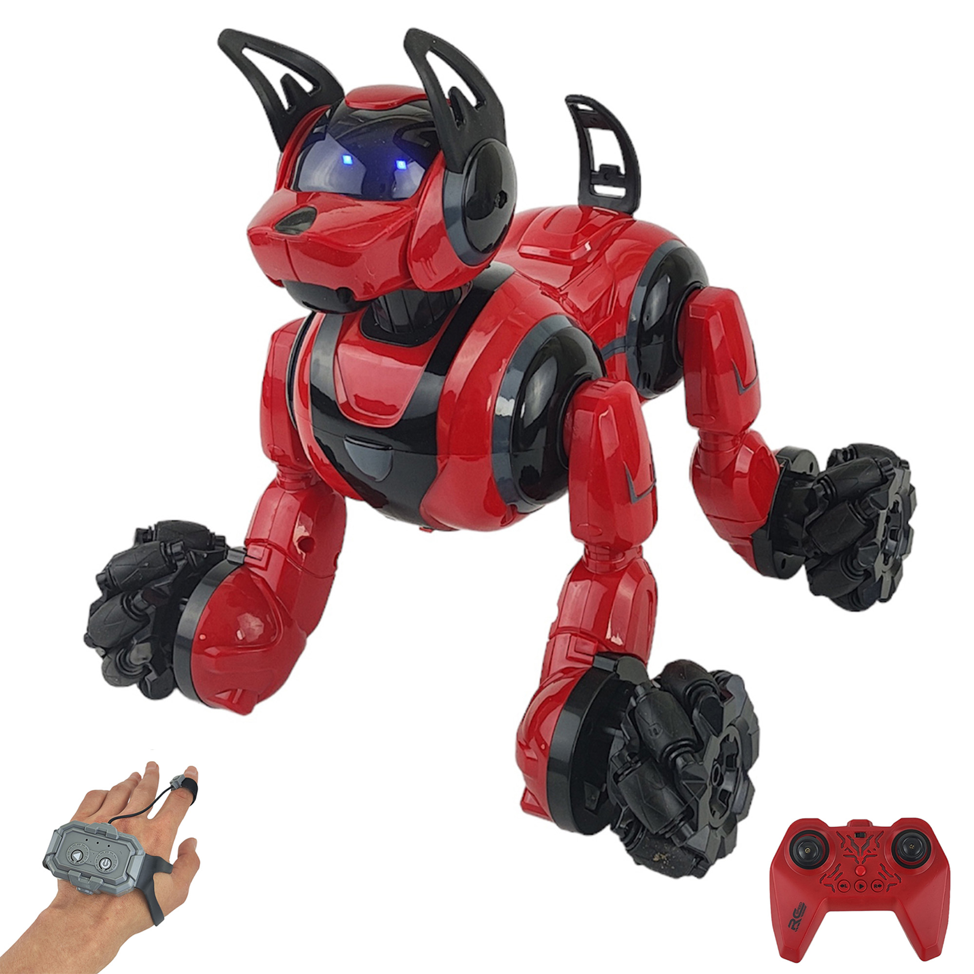 Трюковая робот собака CS Toys Speedy Dog Управления пультом и жестами  купить по цене 3280 ₽ в интернет-магазине Детский мир