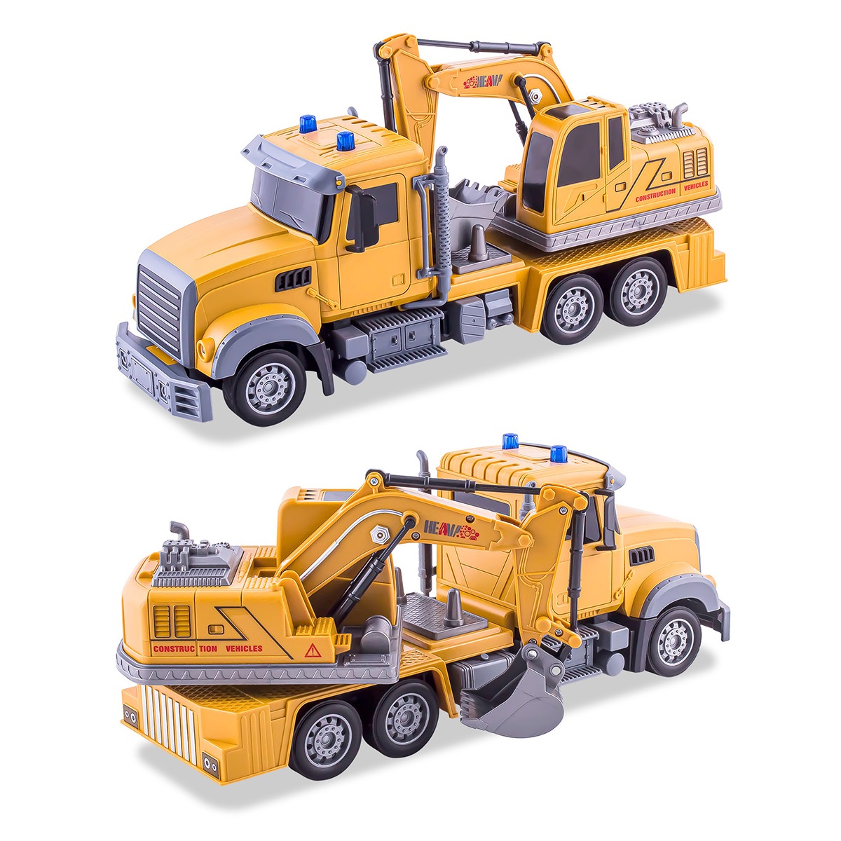 Экскаватор Mioshi 1:24 инерционный MTE1208-015 - фото 5