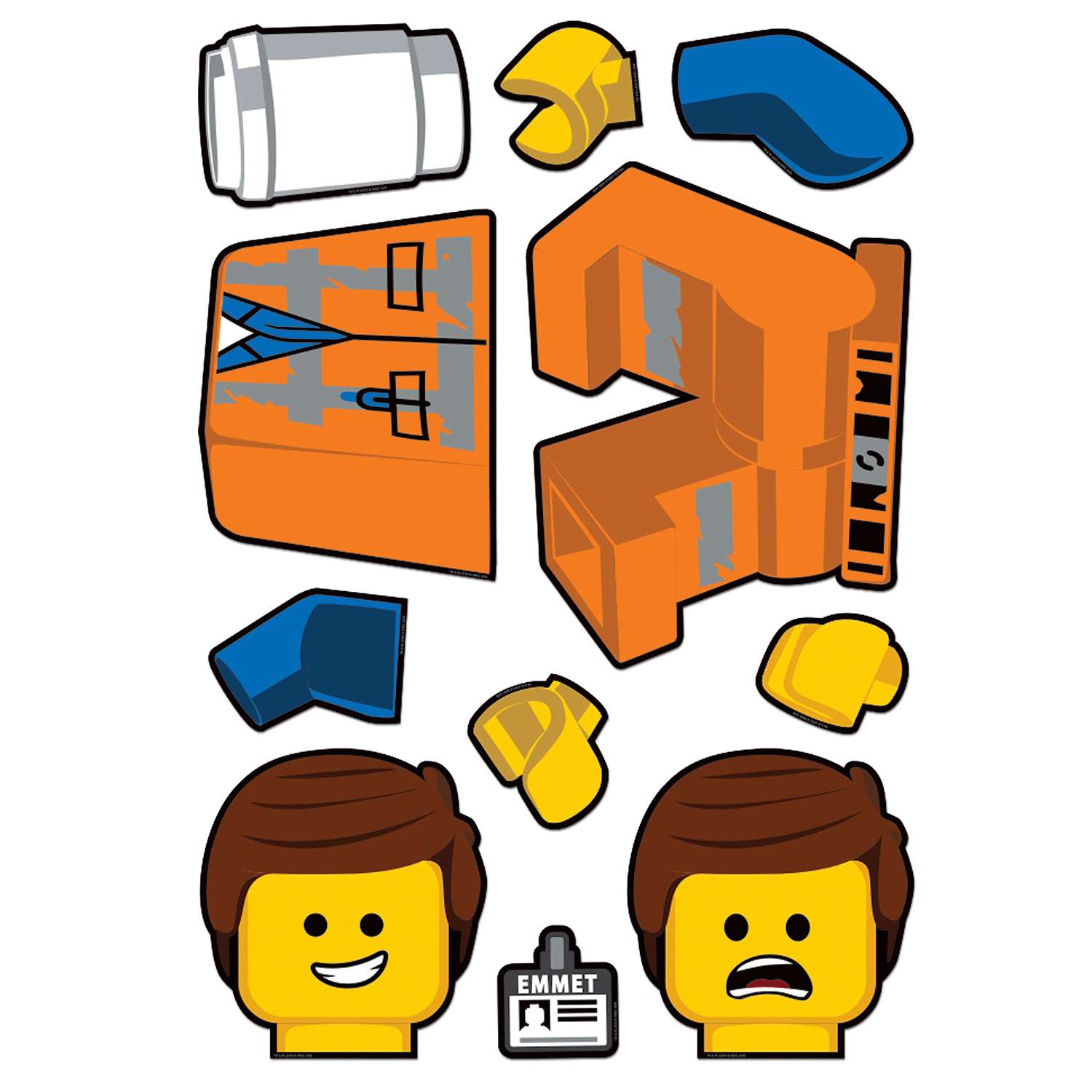 Набор статических наклеек LEGO 52370 - фото 2