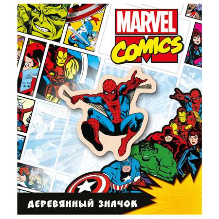 Значок Marvel Комикс Человек-паук 41149