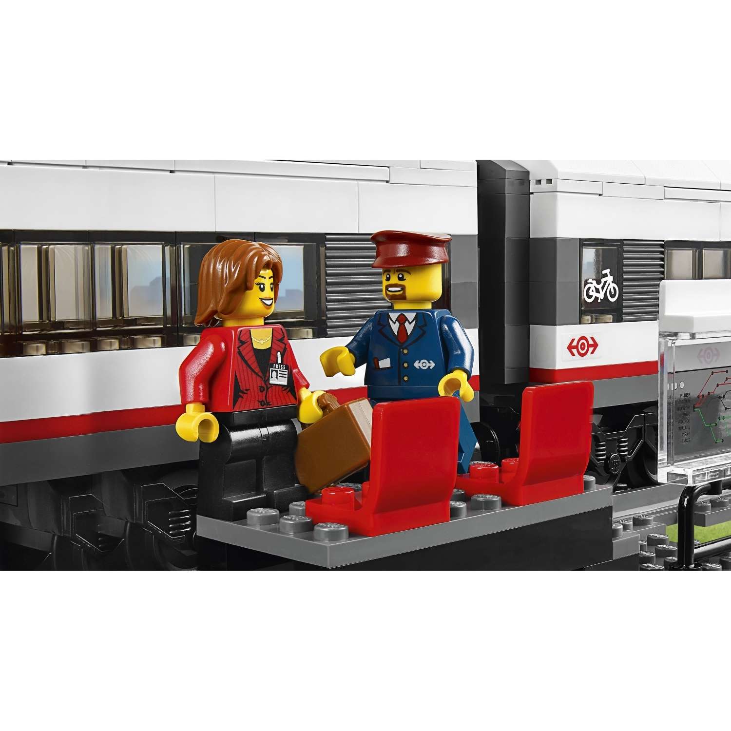 Конструктор LEGO City Trains Скоростной пассажирский поезд (60051) - фото 5