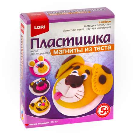 Пластишка LORI Магниты из теста Милые мордашки