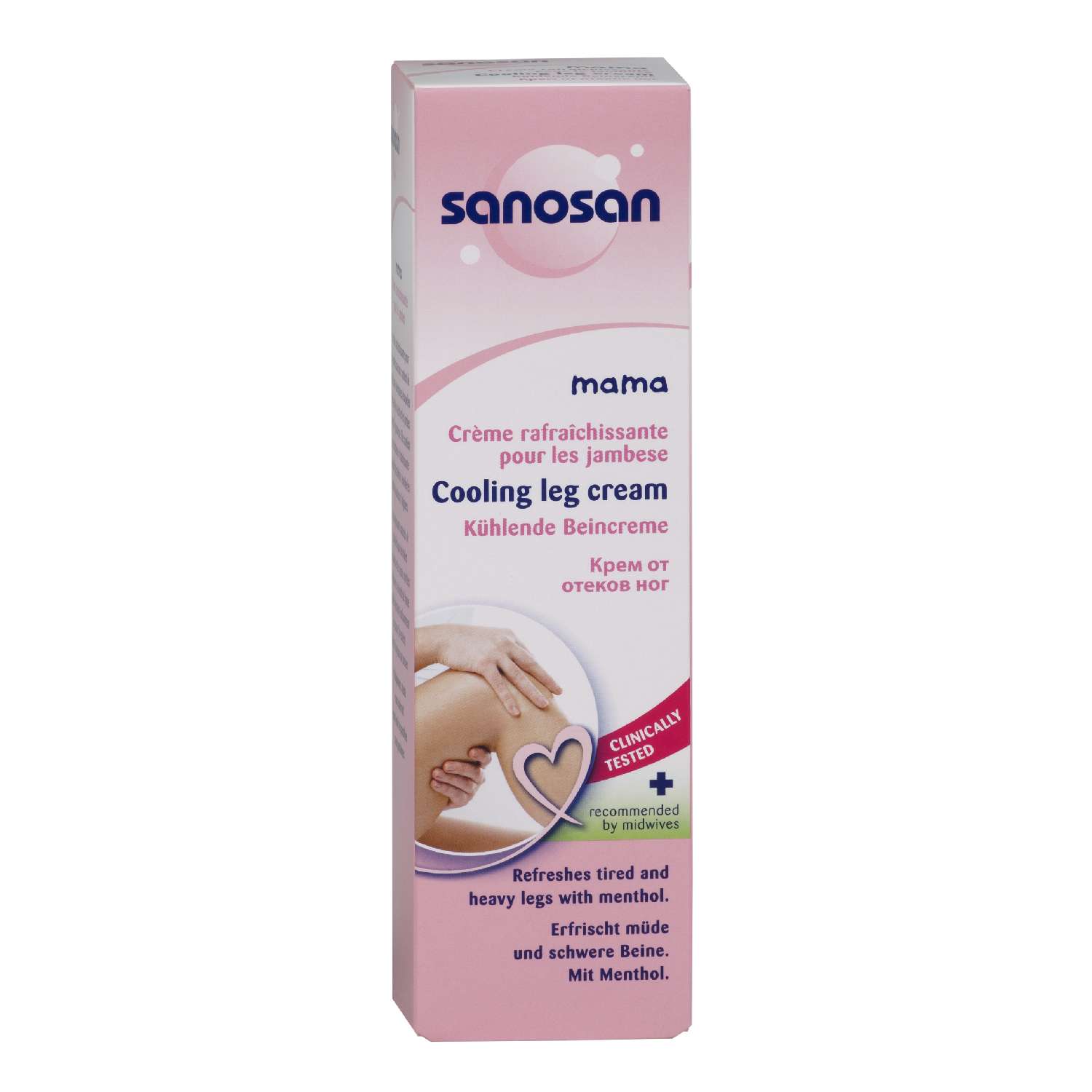 Крем для ног Sanosan Mama от отеков в период беременности охлаждающий 100мл - фото 2