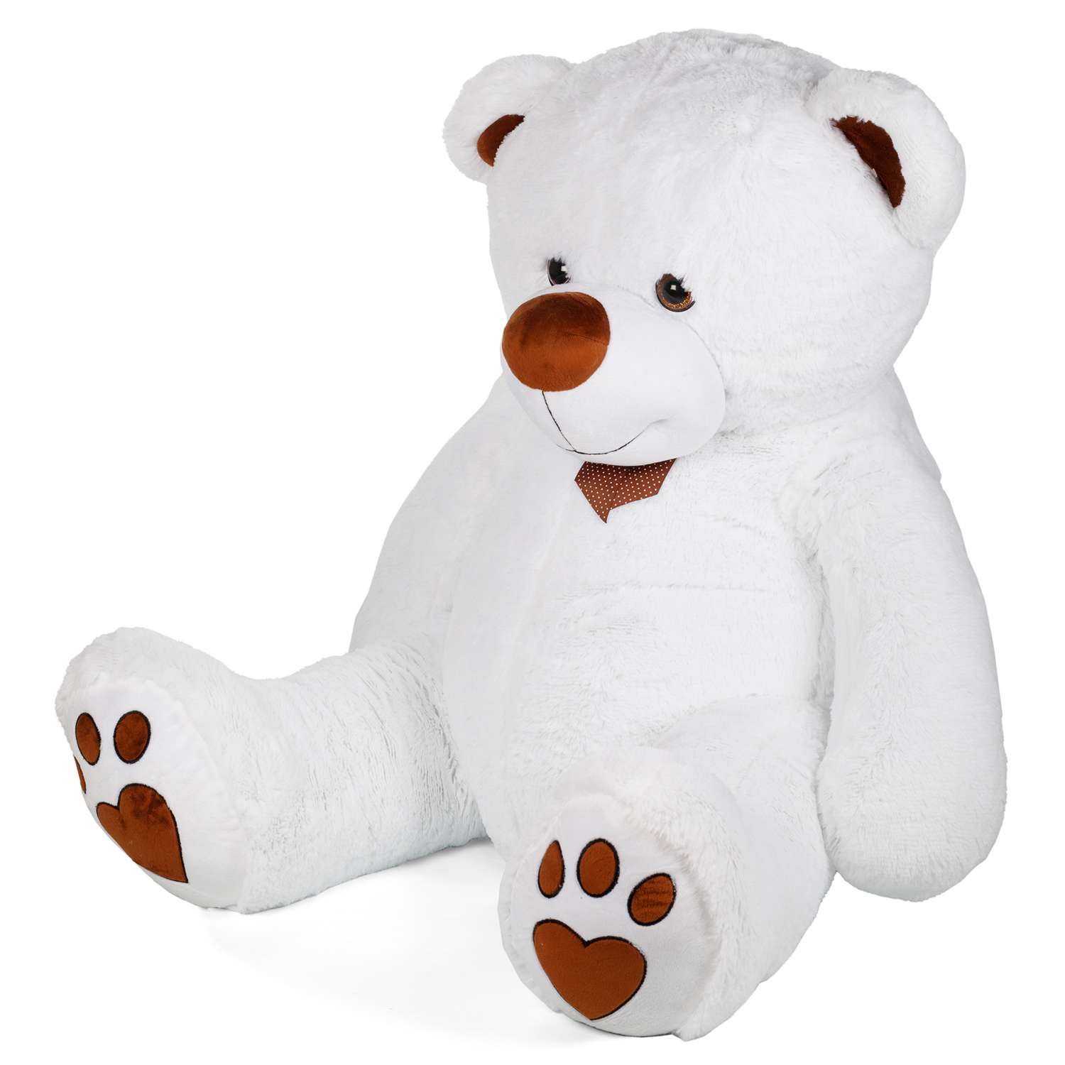 Мягкая игрушка Тутси Медведь Лапочкин игольчатый 100 см белый - фото 5
