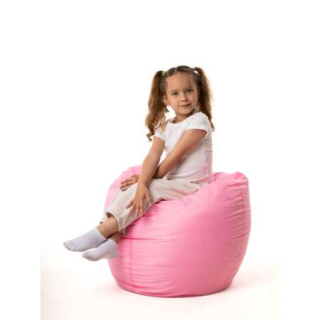 Кресло мешок груша PUFFGARDEN XL розовое оксфорд со съемным чехлом