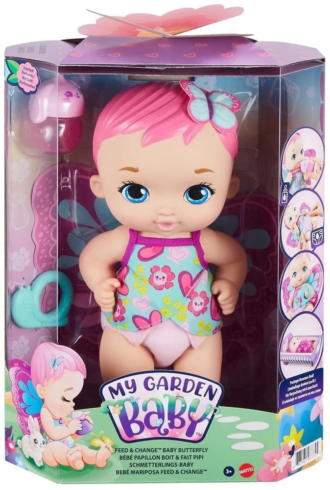 Кукла Mattel My Garden Baby Малышка фея Цветочная забота GYP10 - фото 1