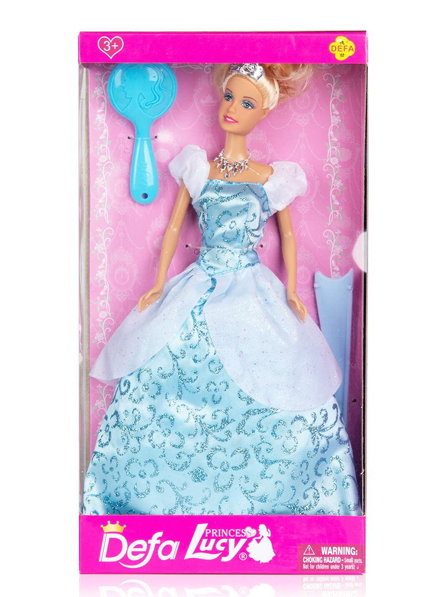 Кукла Defa Lucy Сказочная Королева 27 см голубой 8261//голубой - фото 3