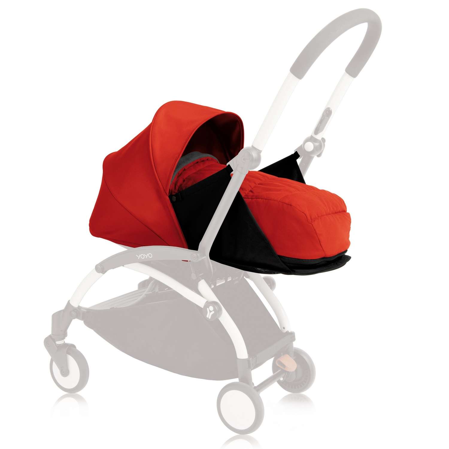 Комплект люльки для новорожденного к коляске Babyzen Yoyo Plus Красный BZ10105-04 - фото 1