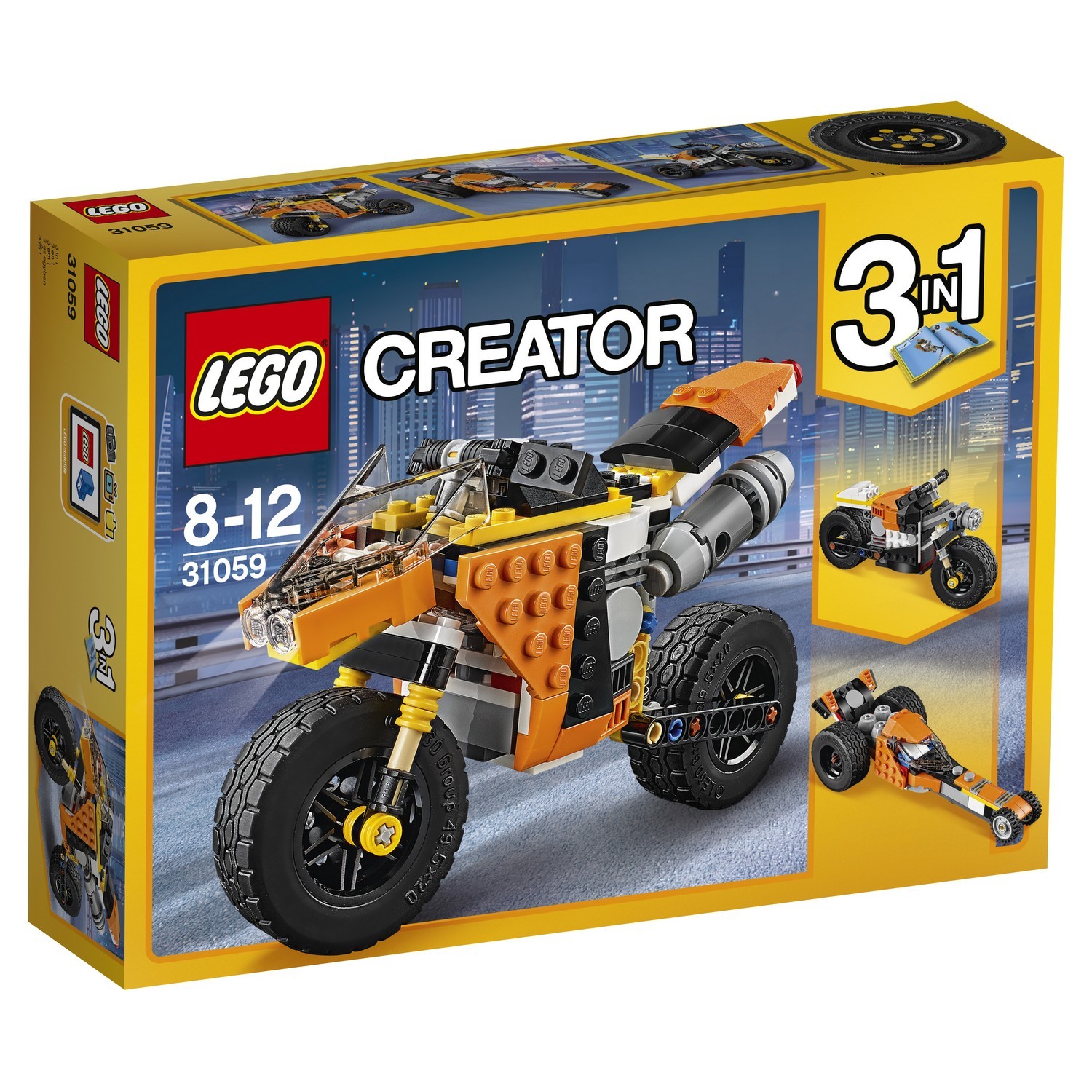Конструктор LEGO Creator Оранжевый мотоцикл (31059) - фото 2