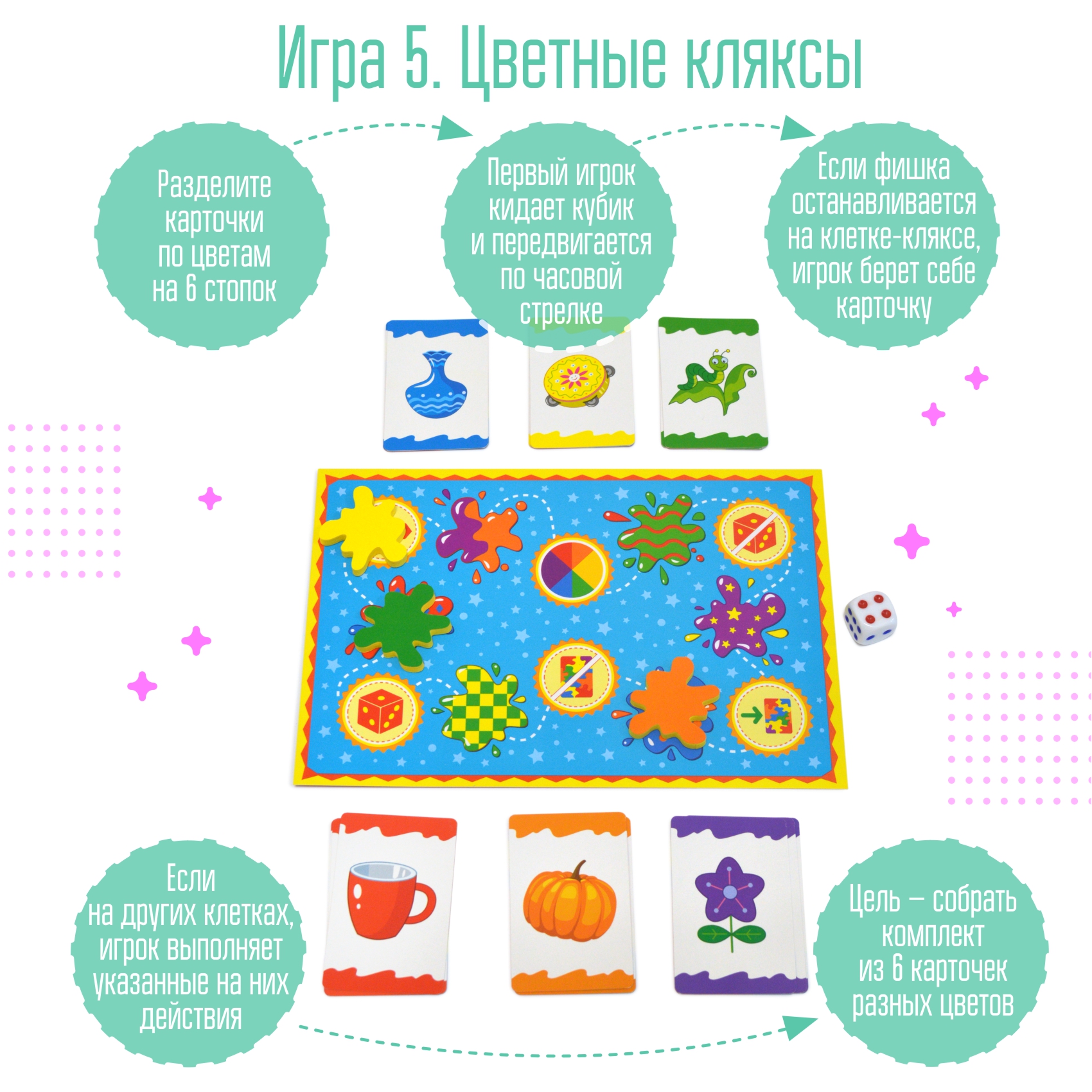 Игра настольная Дрофа-Медиа Талантливое поколение Разноцветные кляксы 3917 - фото 7