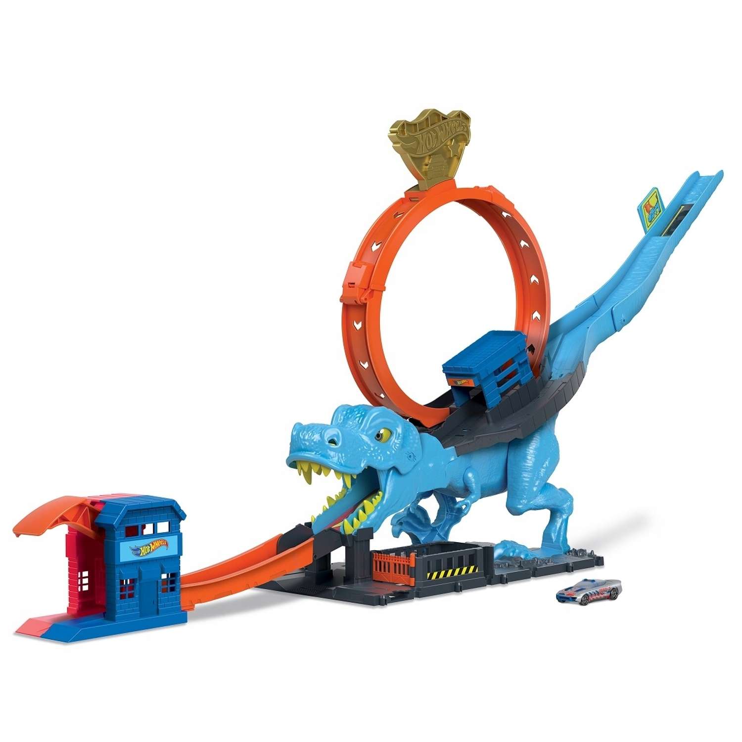 Набор игровой Hot Wheels City T-Rex Loop And Stunt Playset HKX42 HKX42 - фото 1