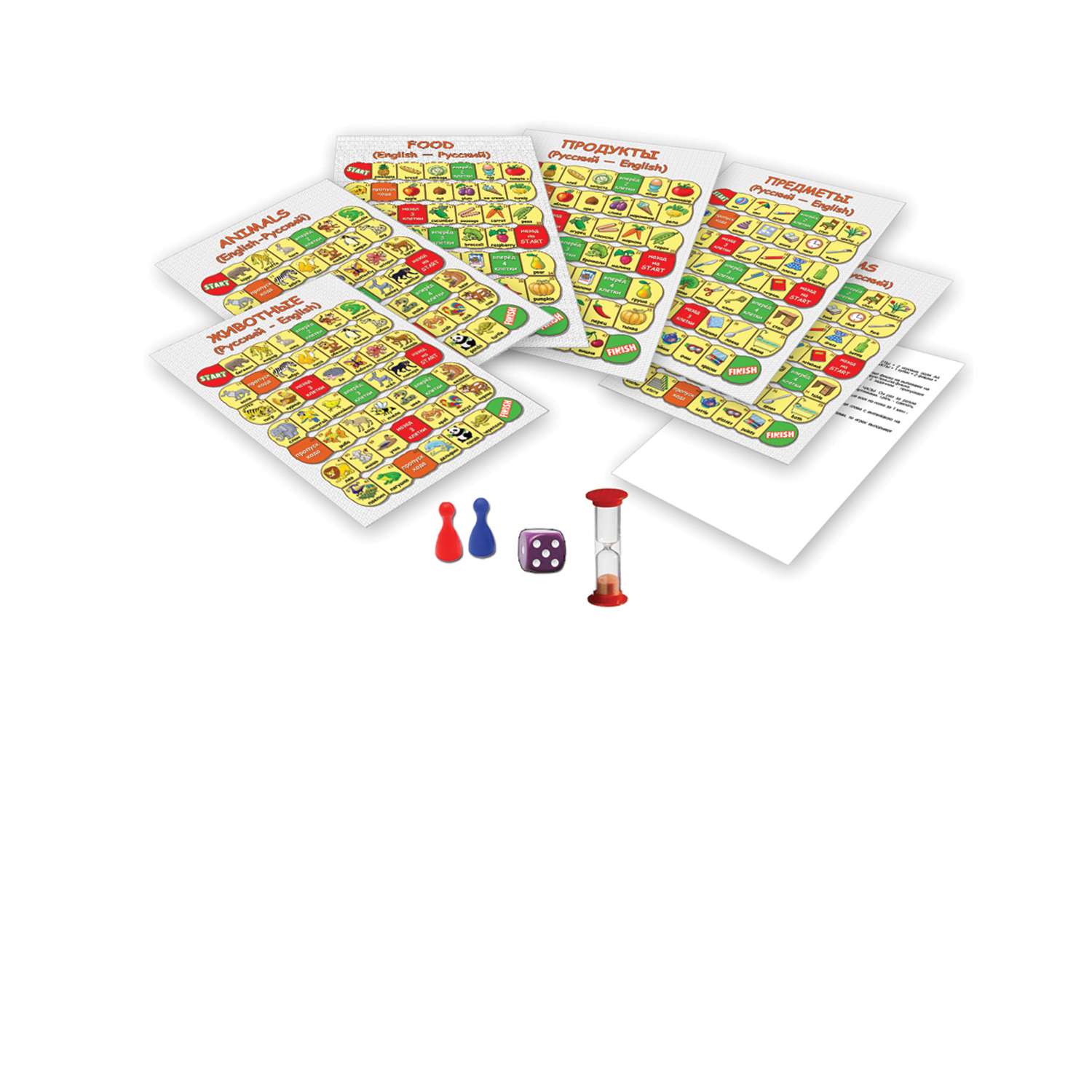 Настольная игра для детей Шпаргалки для мамы Игра в слова ENGLISH по английскому языку - фото 3