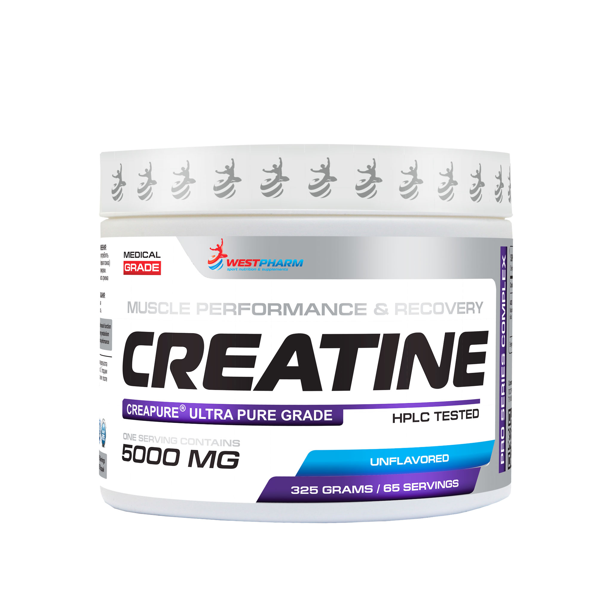 Креатин WESTPHARM Creatine порошок Безвкусный 325 гр 65 порций - фото 1