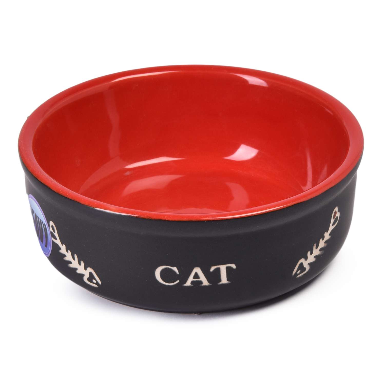 Миска для кошек-собак Nobby 0.2л Красно-Черный 73387 - фото 1