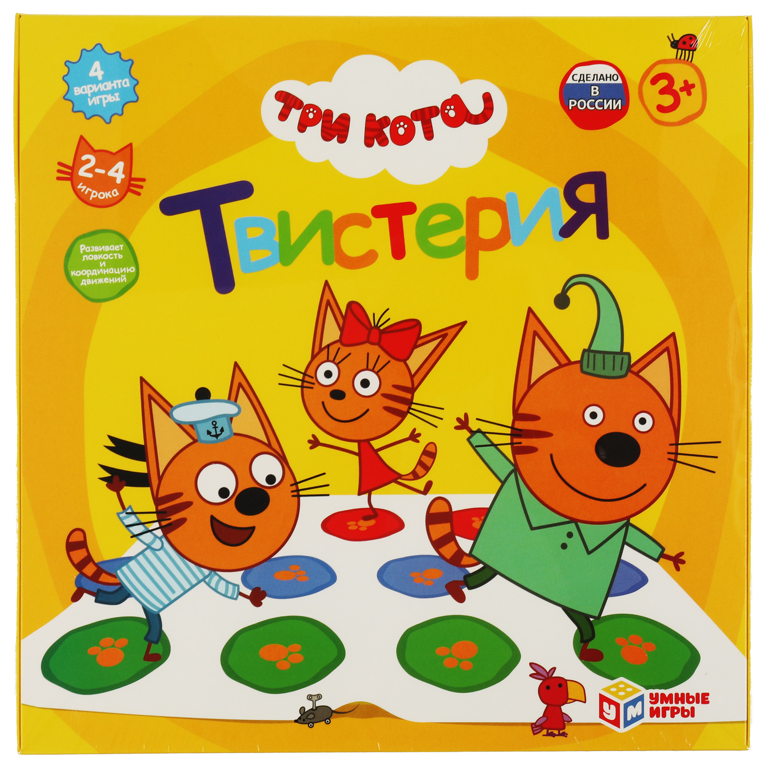 Настольная игра Умные игры Три кота Твистерия - фото 1