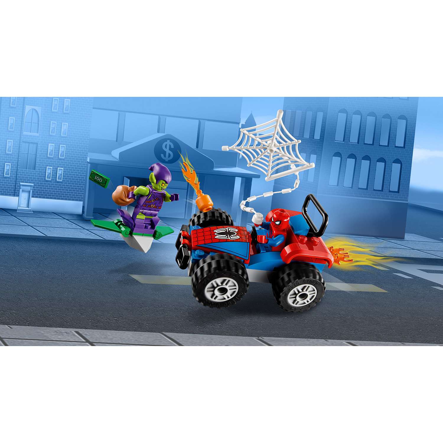 Конструктор LEGO Super Heroes Автомобильная погоня Человека-паука 76133 - фото 4