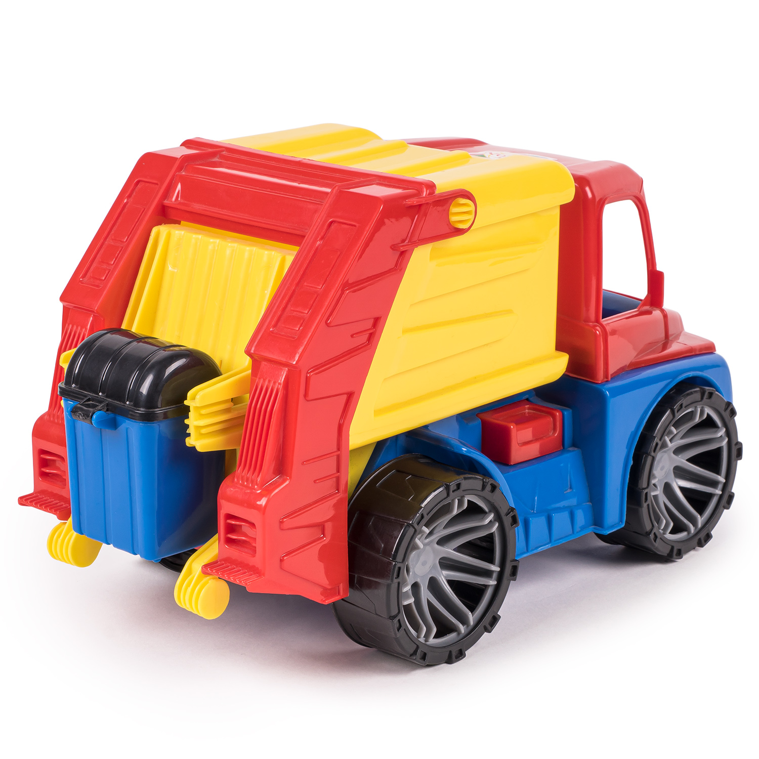 Мусоровоз ORION TOYS многоцветный 300/красный, желтый, синий - фото 5