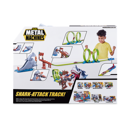 Игровой набор Metal Machines трек Акула с машинкой