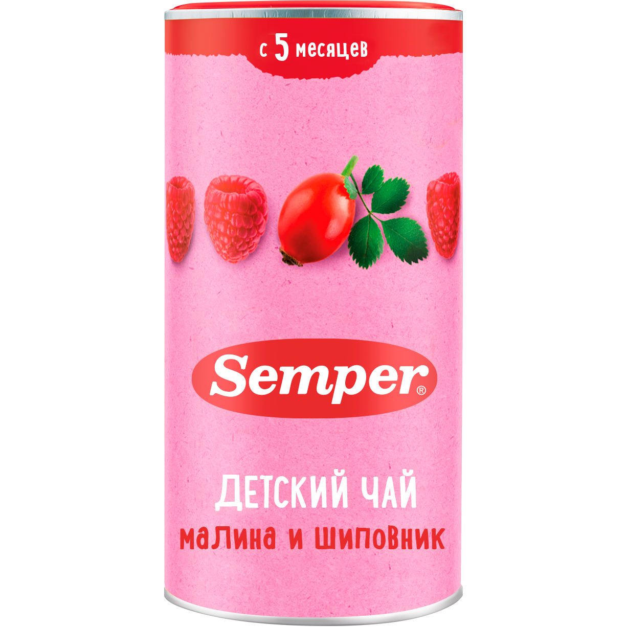 Чай Semper малина-шиповник гранулированный 200г с 5месяцев