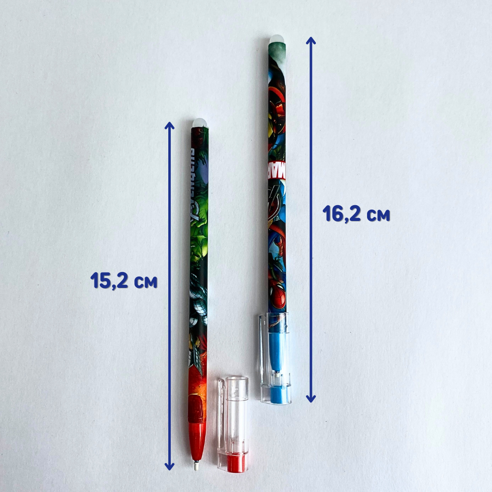 Ручки пиши стирай CANBI гелевые со стираемыми чернилами Мстители Марвел - фото 11