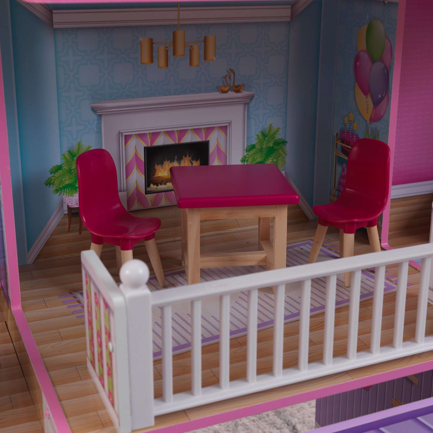 Кукольный домик  KidKraft Мансион с мебелью 26 предметов свет звук 10108_KE 10108_KE - фото 11