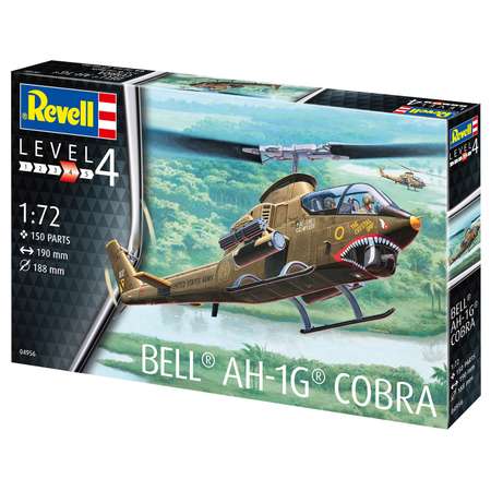 Сборная модель Revell Американский ударный вертолет Bell AH-1G Кобра