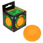 Игрушка-антистресс Крутой замес шар 7 см оранжевый светится в темноте