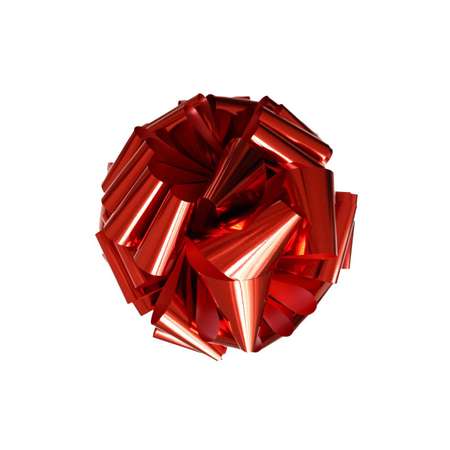 Бант для подарка Riota декоративный упаковочный красный 25 см 1 шт.