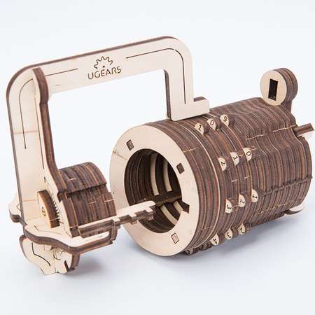 Сборная деревянная модель UGEARS Замок 3D-пазл механический конструктор