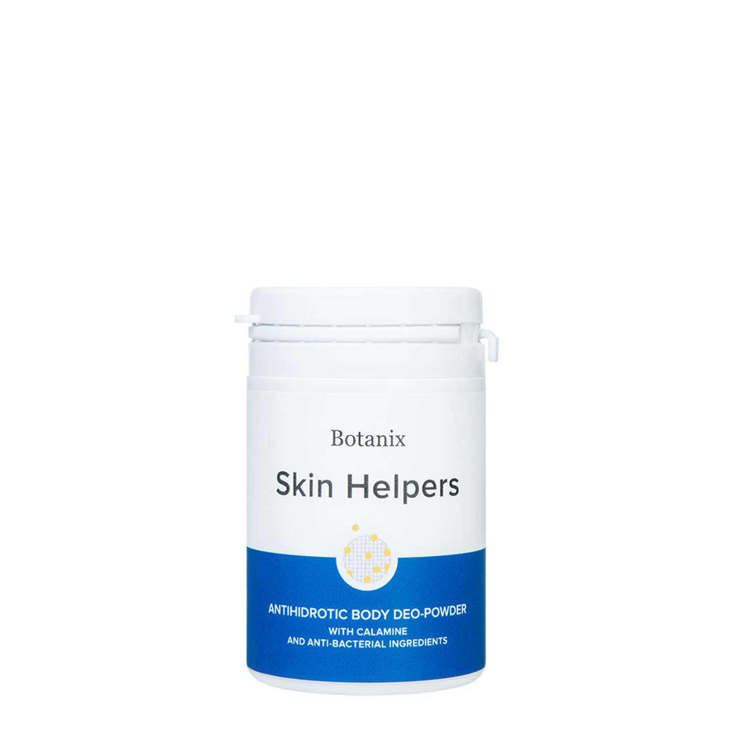 Антигидрозная део-пудра Skin Helpers для тела с каламином и антибактериальными компонентами 50 г - фото 1