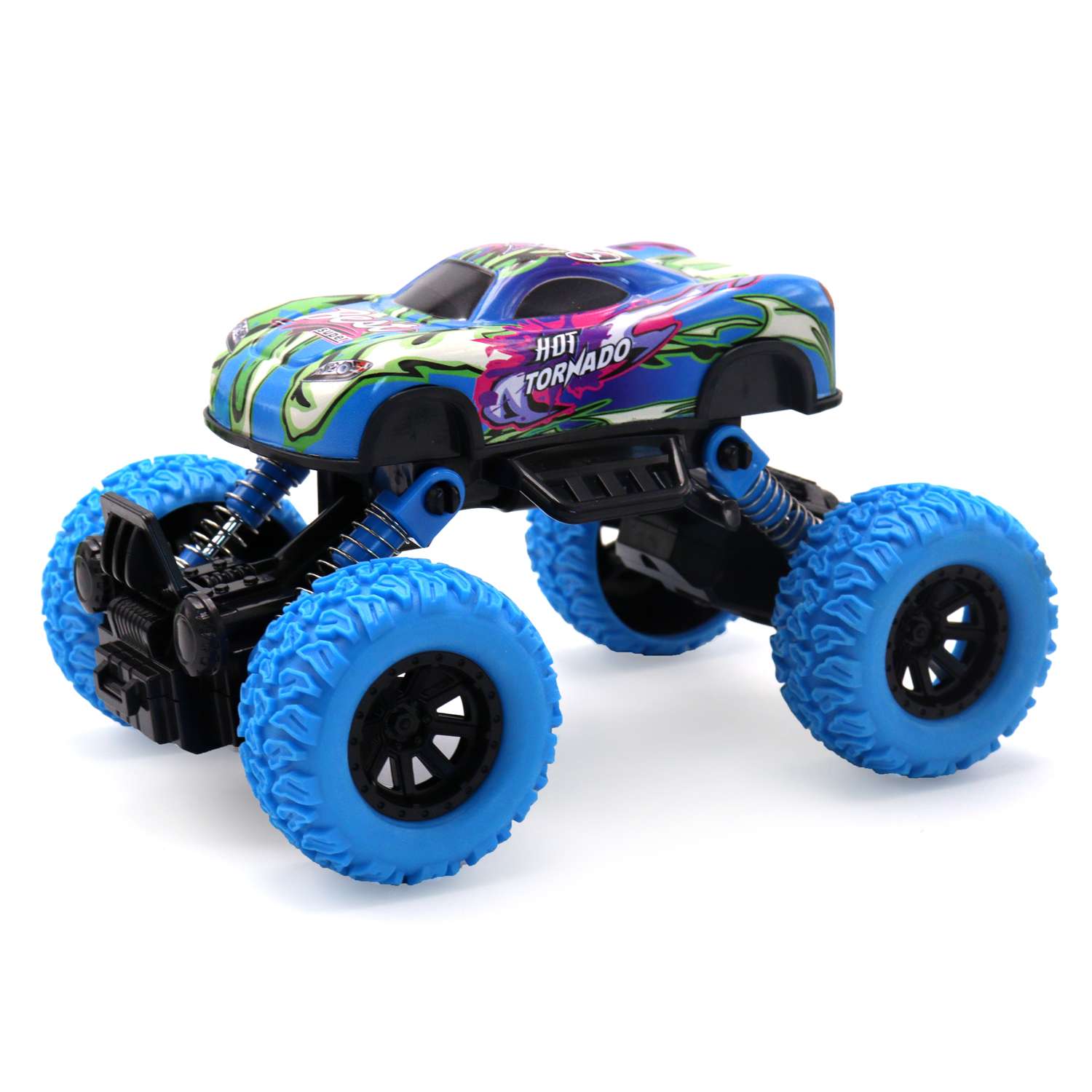 Машинка Funky Toys с синими колесами Синяя FT8489-3 FT8489-3 - фото 1