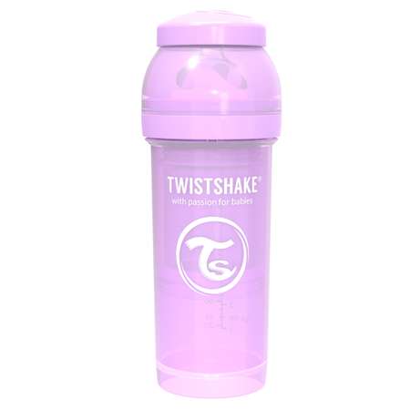 Бутылочка Twistshake Антиколиковая Пастельный фиолетовый 260 мл 2 мес+