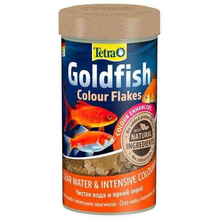 Корм для рыб Tetra Goldfish Colour золотых для улучшения окраса Хлопья 250мл