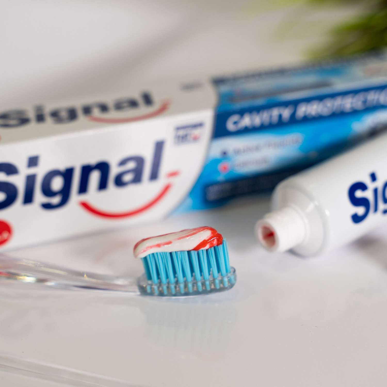 Зубная паста отбеливающая Signal CAVITY PROTECTION 75 мл - фото 10